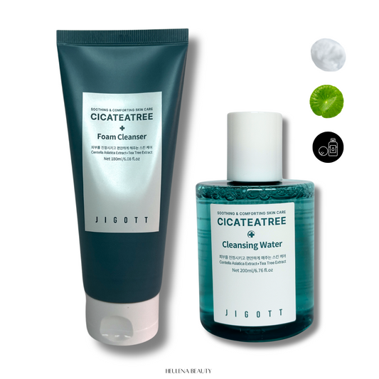 Kit Jigott Cica Tea Tree Essentials: Limpieza y Calma