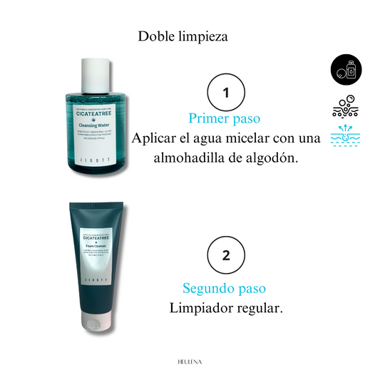 Kit Jigott Cica Tea Tree Essentials: Limpieza y Calma