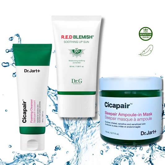 Kit Cicapair Essentials: Protección, Reparación y Limpieza para mejorar rojeces/sensibilidad